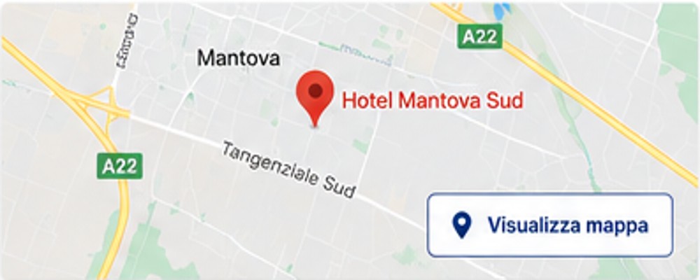 Mappa dimostrativa Hotel Mantova Sud